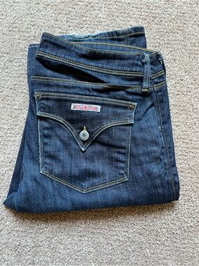 VTG 00’s / Y2K Hudson Dark Blue Washed Denim Jeans